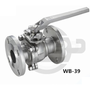 Válvula de esfera de aço inoxidável da flange do ANSI que flutua Q41f - 150 libras